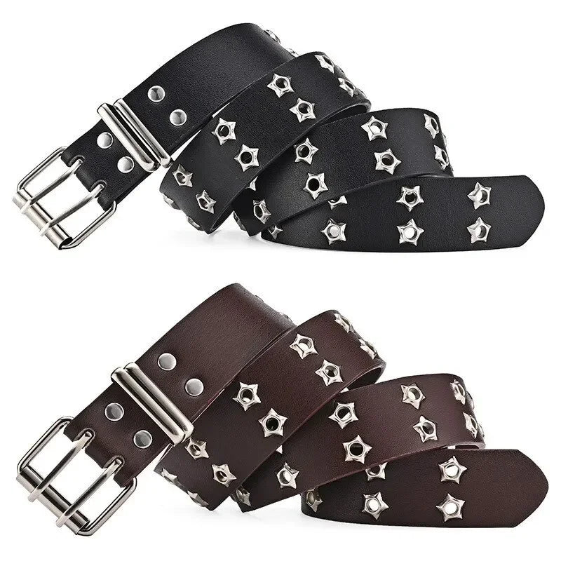 Cinto Goth – Rebites Estrela