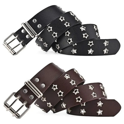 Cinto Goth – Rebites Estrela