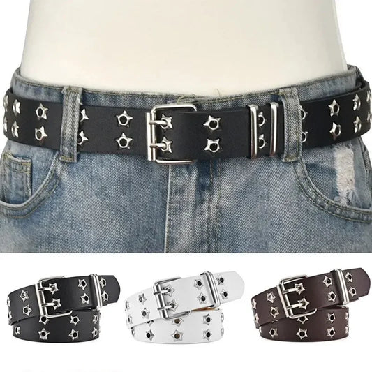 Cinto Goth – Rebites Estrela