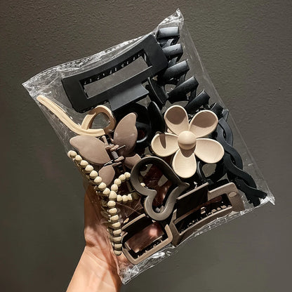 Kit de 11 Presilhas de Cabelo com Acabamento Fosco