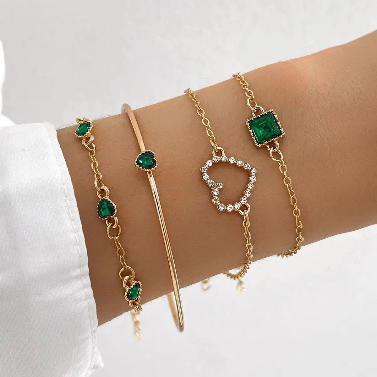 Pulseiras Femininas – Conjunto 6 Peças Flores