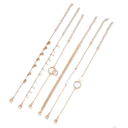 Pulseiras Femininas – Conjunto 6 Peças Flores
