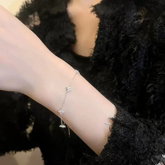 Acessórios Trevo Dourado - Bracelete/Gargantilha