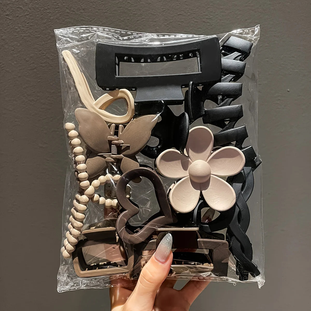 Kit de 11 Presilhas de Cabelo com Acabamento Fosco