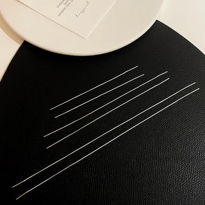 Brincos Longos Minimalistas - Corrente