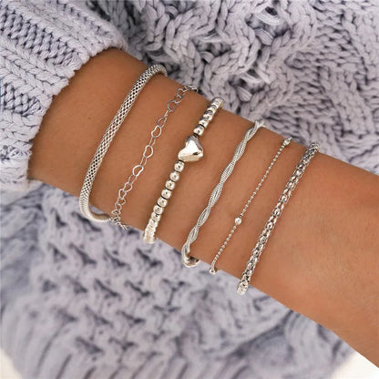 Kit Pulseiras Elegância em Camadas
