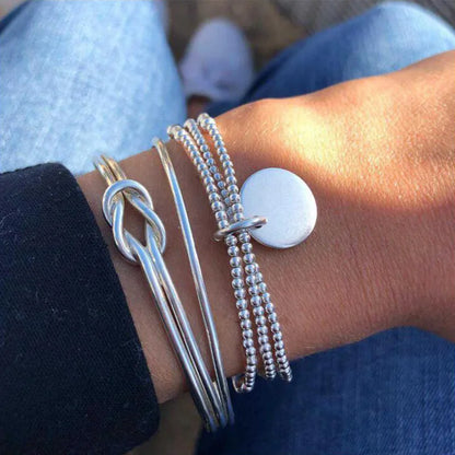 Kit Pulseiras Elegância em Camadas