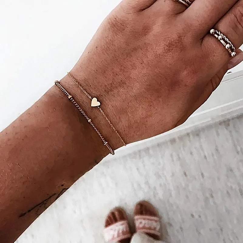 Kit Pulseiras Elegância em Camadas