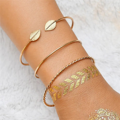 Kit Pulseiras Elegância em Camadas