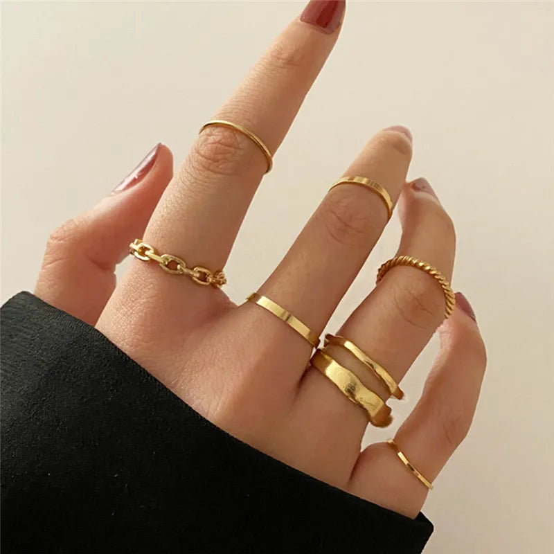 Conjunto de Anéis Prata – Zircônia com Lua, Flor e Coração