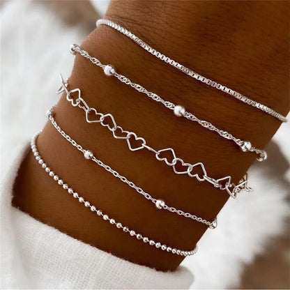 Kit Pulseiras Elegância em Camadas