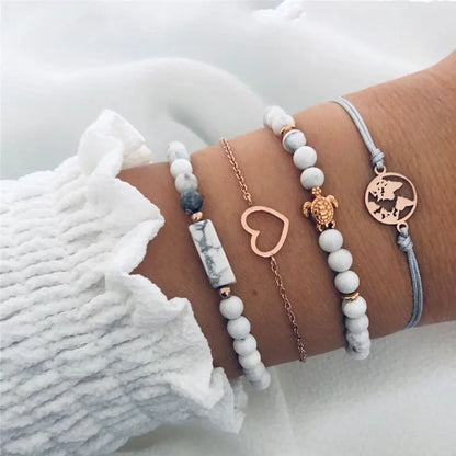 Kit Pulseiras Elegância em Camadas