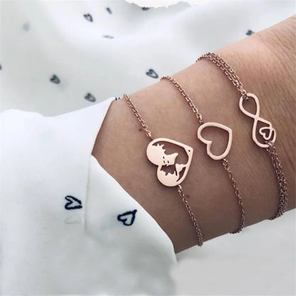 Kit Pulseiras Elegância em Camadas